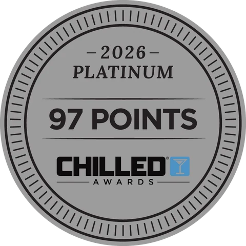 2026 Chilled Awards Platinum, 97 points badge