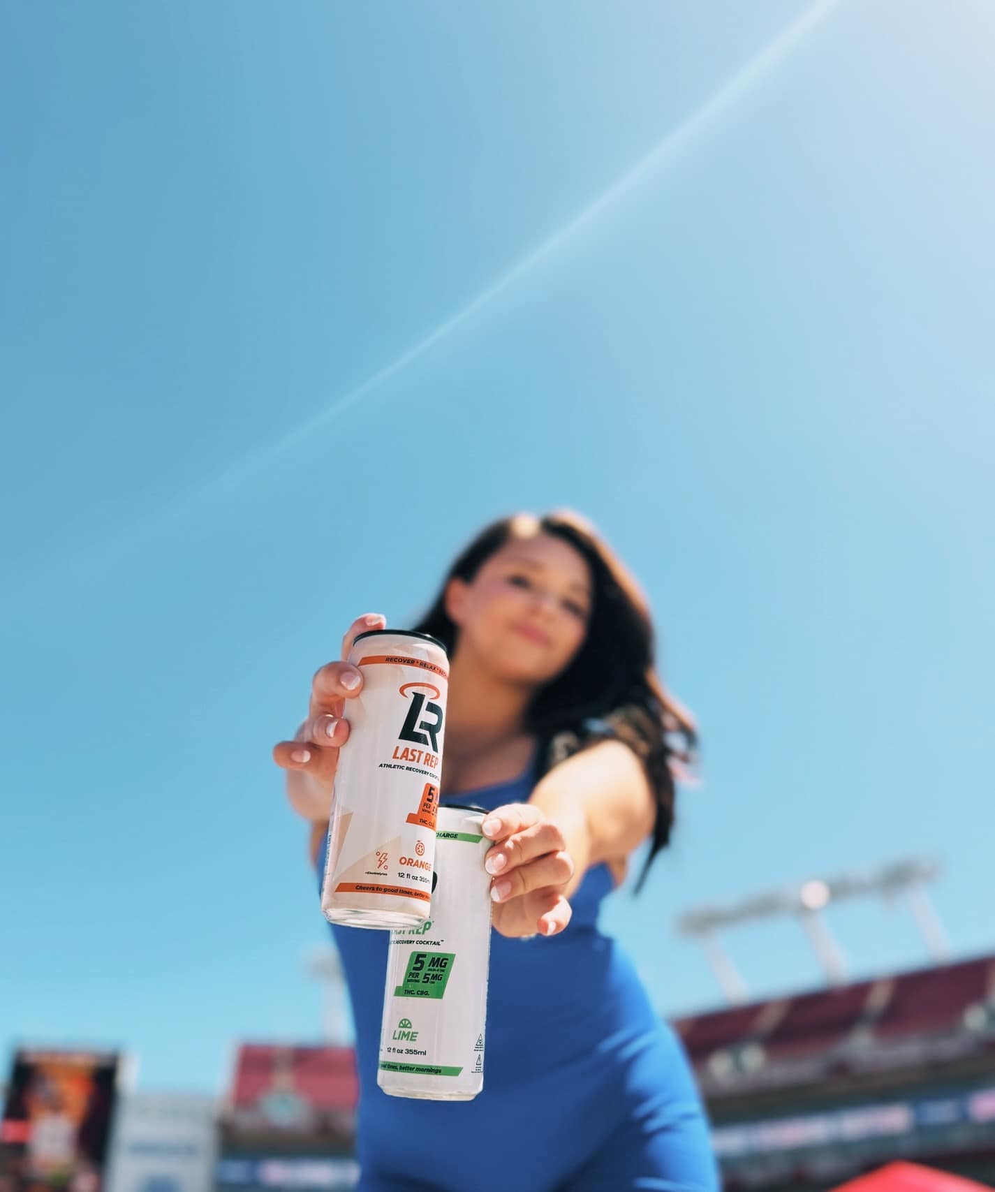 Last Rep Orange and Lime at the stadium