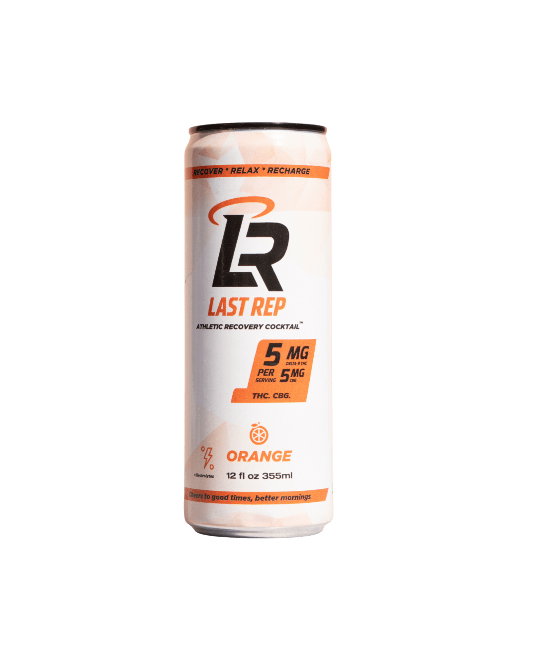 Last Rep Orange — Athletic Recovery Cocktail can